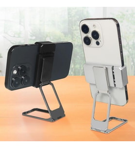 360 derece Dönen Tüm Telefon Tipleri İle Uyumlu Metal Telefon Standı Braket (5680)