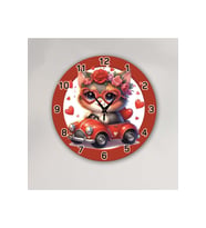 bilge Tasarım Çocuk Odası Duvar Saati 30 x 30 CM (Karışık)