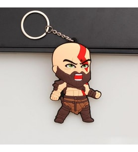 God of War Kratos Silikon Anahtarlık