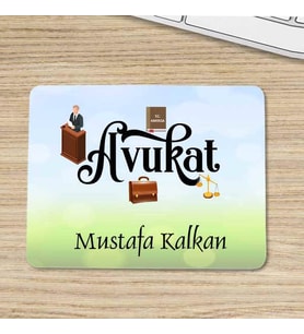 Avukata Hediye İsimli Mouse Pad (STD)