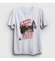 Presmono Unisex Beyaz Somebody's Watching Me Doechii T-Shirt 545123tt