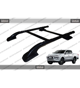 Mitsubishi L200 TAVAN ÇITASI (2006-2019) PORT BAGAJ SİYAH (ARA ATKILI)
