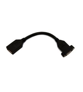 Beek DisplayPort (DP) Panel Montaj Tipi Çevirici, DP Dişi  DP Dişi Vidalı, Altın Kaplama, 0.15 metre