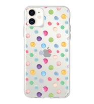 PrintiFy Apple  iPhone 11 ile Uyumlu 1mm Slim Fit Water Color 6 Baskılı Şeffaf  Kılıf
