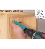 Troy 90001 Açılı Bits Uç Matkap Ucu Adaptörü Dar Alan Köşe Vidalama