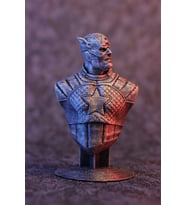 Kaptan Amerika Figürü 10 cm Captain America Büstü camericabust1