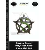 Özel Üretim Dekoratif Duvar Süsü Salon Modern Duvara Asmalı Polyester Yılan Pano Alk2346