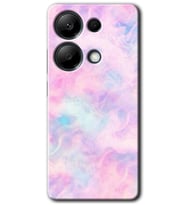 Redmi Note 13 Pro 4G Kılıf HD Desen Baskılı Kılıf - Pembe-Duman