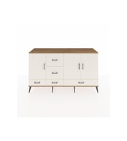 Kronos Konsol 4 Raflı 5 Çekmeceli 3 Kapaklı 176x59x99 Çam-Aytaşı