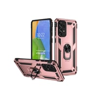 Samsung Galaxy A73 Uyumlu Kılıf Zore Vega Kapak (Rose Gold Altın)