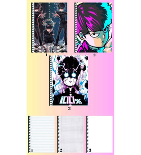 mon psycho 100 3 adet defter A4 büyük boy 72 sayfa çizgili_kareli_çizgisiz defter seti