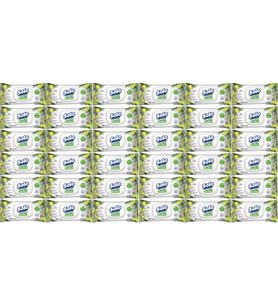 Solo Islak Havlu Mendil 50 Yaprak Limon & Biberiye (36 Lı Set) (12PK*3) 1800 Yaprak