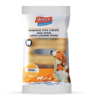 Warf Sığır Derisi Köpek Ödül Kemiği Naturel 100 Gr (4lü Paket)
