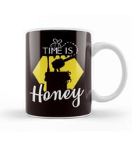Time Honey Honeycomb Beehive Beekeeping Apiarist Insect Kupa Bardak Porselen
