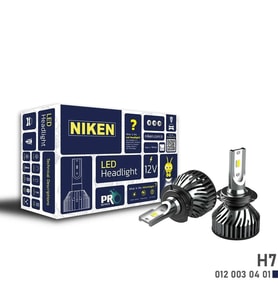 Niken Pro Serisi Flip Led Xenon Zenon H7 6500K - Slim Fan