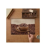 Fincanda Kahve Çekirdekleri Tasarımı 240 parça Ahşap Puzzle Ahşap Kutuda MP01661