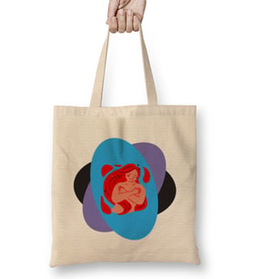 Zodiac Symbols Women Bez Çanta Uzun Saplı