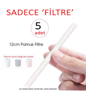 Babikamium Humidifier Hava Nemlendirici Filtresi 12cm 5 Adet Filtre (Beyaz)