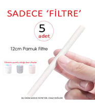 Babikamium Humidifier Hava Nemlendirici Filtresi 12cm 5 Adet Filtre (Beyaz)