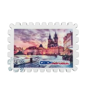 Çek Cumhuriyeti Temalı Pul Magnet (Karışık)