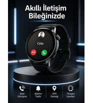 Akıllı Saat Bildirim Görme Amoled Ekran GPS Uyumlu Sesli Görüşme