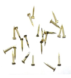 Klips, Menteşe, Ayağı Çivisi 9Mm Çelik - Sarı 100Gr