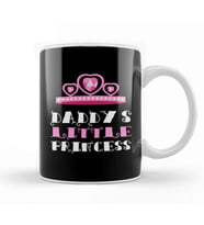 Daddy's Little Princess Pink Hearts Kupa Bardak Porselen