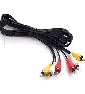 Lexroo 5006 3Rca To 3 Rca Ses Görüntü Tos Scart Kablosu 1.5 Metre