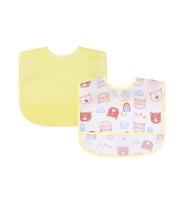 Civil Baby Ayıcık Empirme 2li Mama Önlüğü - Ekru Standart