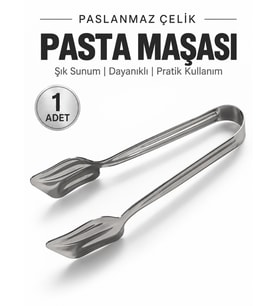 Beylini Paslanmaz Çelik Pasta Maşası Kek Börek Kurabiye Servis Maşası Tatlı Sunum Maşası Mutfak Servis Aparatı
