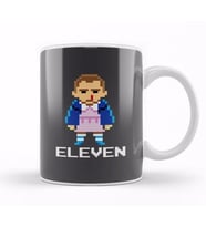 Stranger Things Eleven Pixel Character Kupa Bardak Porselen