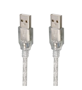 Powermaster PM-3264 Şeffaf 1.5 Metre Usb Erkek-Erkek Kablo