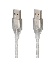 Powermaster PM-3264 Şeffaf 1.5 Metre Usb Erkek-Erkek Kablo