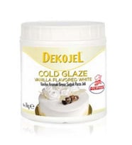 Ovalette Vanilya Aromalı Beyaz Soğuk Pasta Jeli 1 kg