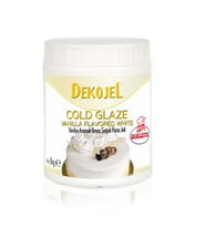 Ovalette Vanilya Aromalı Beyaz Soğuk Pasta Jeli 1 kg