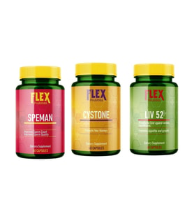 Flex Pharma  LİV52 + Cystone + Speman Forte Koruyucu Paket