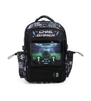 CHIMOLA CHML GAMER FUTBOL SIRT ÇANTASI 17" SİYAH (E)