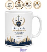 Zabıta Memuru Hediye Kupa Pazar Denetimi Görev Aşkı Belediye Çalışanı Bardak