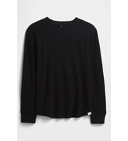 Gap V-Ls Thermal Çocuk Tişört (Siyah)