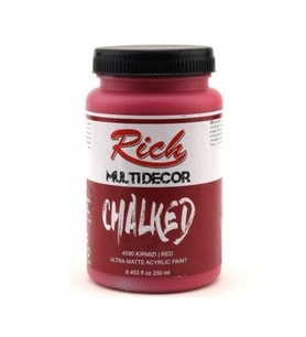 Rich Multi Decor Chalked Akrilik Boya 250 cc. 4590 KIRMIZI 