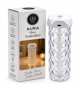 AURA KRİSTAL HAVA NEMLENDİRİCİ BUHAR MAKİNE - KOKU GİDERİCİ KRD-8775 (5343)