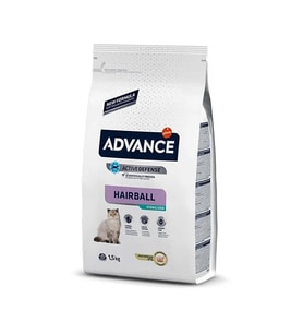 Advance Hairball Hindi Etli sterilized Kedi Maması 1,5 kg (Renksiz)