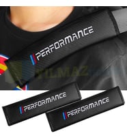 Bmw M Karbon Performance Logo Emniyet Kemer Kılıfı Ped 2 Adet