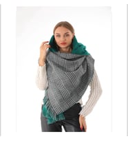 Asilla Moda 65*180 Omuz Şalı (02155) (Yeşil)