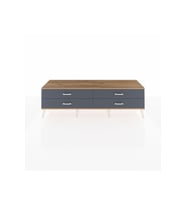 Hyperion TV Ünitesi 4 Çekmeceli  176x44x51 Antrasit-Çam/Antrasit