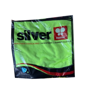 Silver Home Mikrofiber Bez Temizlik Toz Cam Bezi - 40 x 40 Cm. - 20 Adet (Karışık)