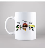 Power Puff Girls Tasarımlı Kupa Kişiye Özel