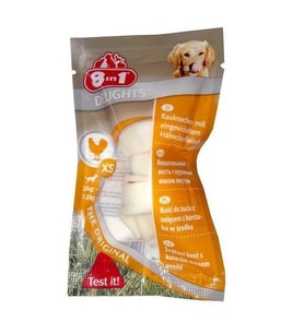 8in1 Delights Bones Düğümlü Tavuklu Köpek Kemiği 1 ADET