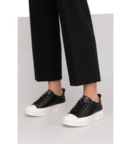 Lufian 121230087 Mia Kadın Hakiki Deri Klasik Sneaker Siyah