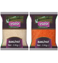 Yazar Pilavlık Pirinç 5 Kg. + Kırmızı Mercimek 5 Kg.
